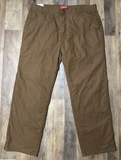 NEW Coleman Pants Men's Size 38X30 Canvas Durable Utility Comfort Stretch Brown