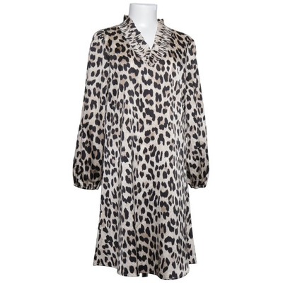 Continue, Kleid, Größe: M, PAULINE LEO, Beige/Schwarz/Mehrfarbig, Polyester #RJr