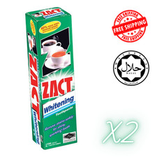 2X Zact Lion Whitening Toothpaste 150g Coffee...