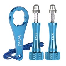 Aluminum Alloy Extension Long Thumbscrews Wrench Blue