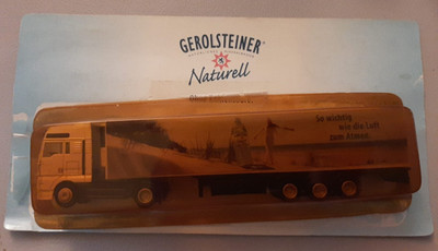 Mini-LKW | Gerolsteiner Naturell ''So wichtig wie die Luft zum Atmen'' | NEU & OVP