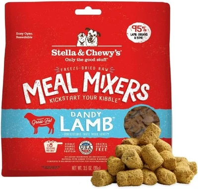 Stella & Chewy's Freeze-Dried Raw Lamb Meal Mixers- Dog Food Topper and Mixer
