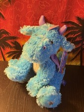 Vintage Russ Shining Stars Blue Dragon Plush 8 Inch with Tags