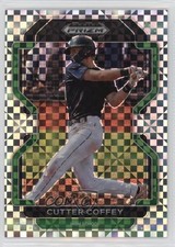 2022 Panini Prizm Draft Picks Power Plaid Prizm 28/35 Cutter Coffey #PDP41 0c6