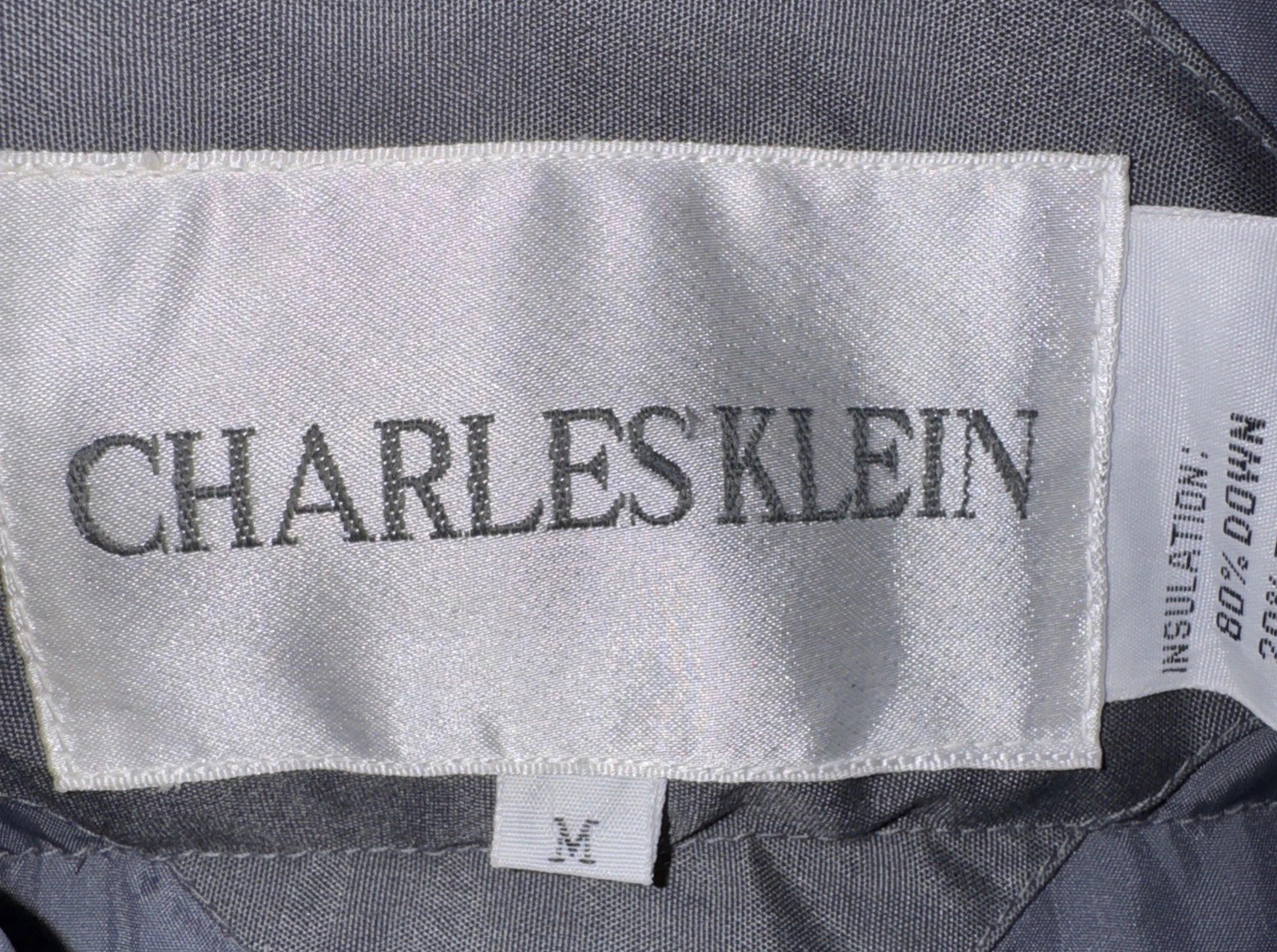 Charles Klein Down Filled Jacket Puffer Coat Park… - image 2