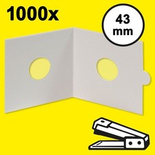 Hartberger M&uuml;nzr&auml;hmchen 43 mm, zum Heften (1000er-Packung) 8331043 Neu