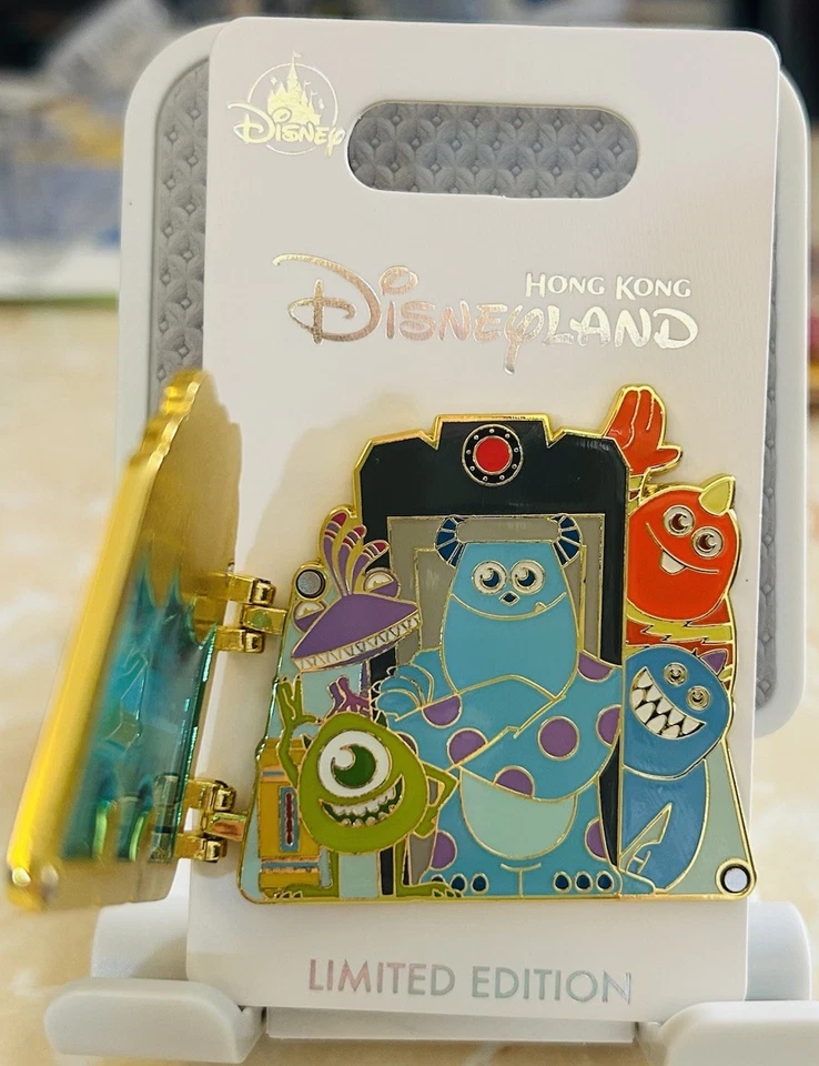 Prendedor HKDL Disney Hong Kong Monsters Inc Limited 20 aniversario LE 500 Pixar Foto 3 de 4