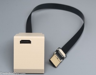 HDMI extension PiStorm Amiga600 beige