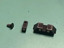 USED FACTORY OEM GLOCK NIGHT SIGHTS BLACK WITH SCREW 17 22 23 19 34