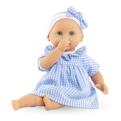 Corolle Premier Poupon Clin - 12 Soft Baby Doll Vanilla Scent Pink Outfit