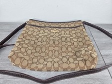 Coach F58285 Crossbody Signature File Canvas Bag