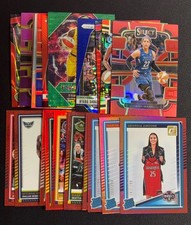 24x WNBA Numbered Sports Card Lot - Select Tie-dye /25 , Prizm, Donruss Rookies 