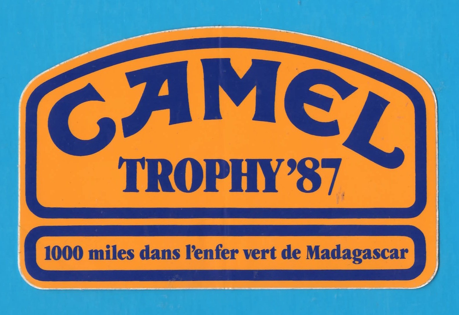 ADESIVO STICKER AUTOCOLLANT VINTAGE AUTO MOTO TUNING CAMEL TROPHY '87 MA4662