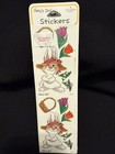 Rare Suzy's Zoo stickers featuring a bunny in a straw hat — photo 1