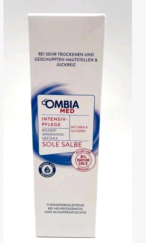 2* OMBIA MED Sole Salbe, 8% Natursole, mit Urea, 150 ml Neu & Ovp ✅