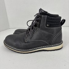 B-52 By Bullboxer Elyss Winter Boots Mens Size 8 Gray Black Lace Up Fleece Lined B-52 by bullboxer mens - Gem main image 2