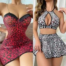 Women's Sexy Lingerie Nightgown Dress Babydoll Mini Teddy Underwear Sleepwear US