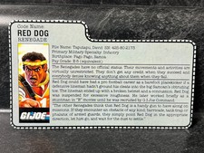 G.I. Joe File Cards