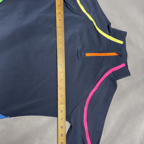 G/Fore Color Block Sun Shield Quarter Zip Top Gr. S schwarz Damen Golf Pickleball - Bild 5 von 15