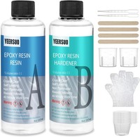 Epoxidharz Set 474Ml GießHarz FüR DIY Kunst Handwerk Basteln Resin