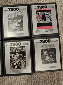 Atari 7800 console with 10 7800 games and two controllers. Tested, Works Great
