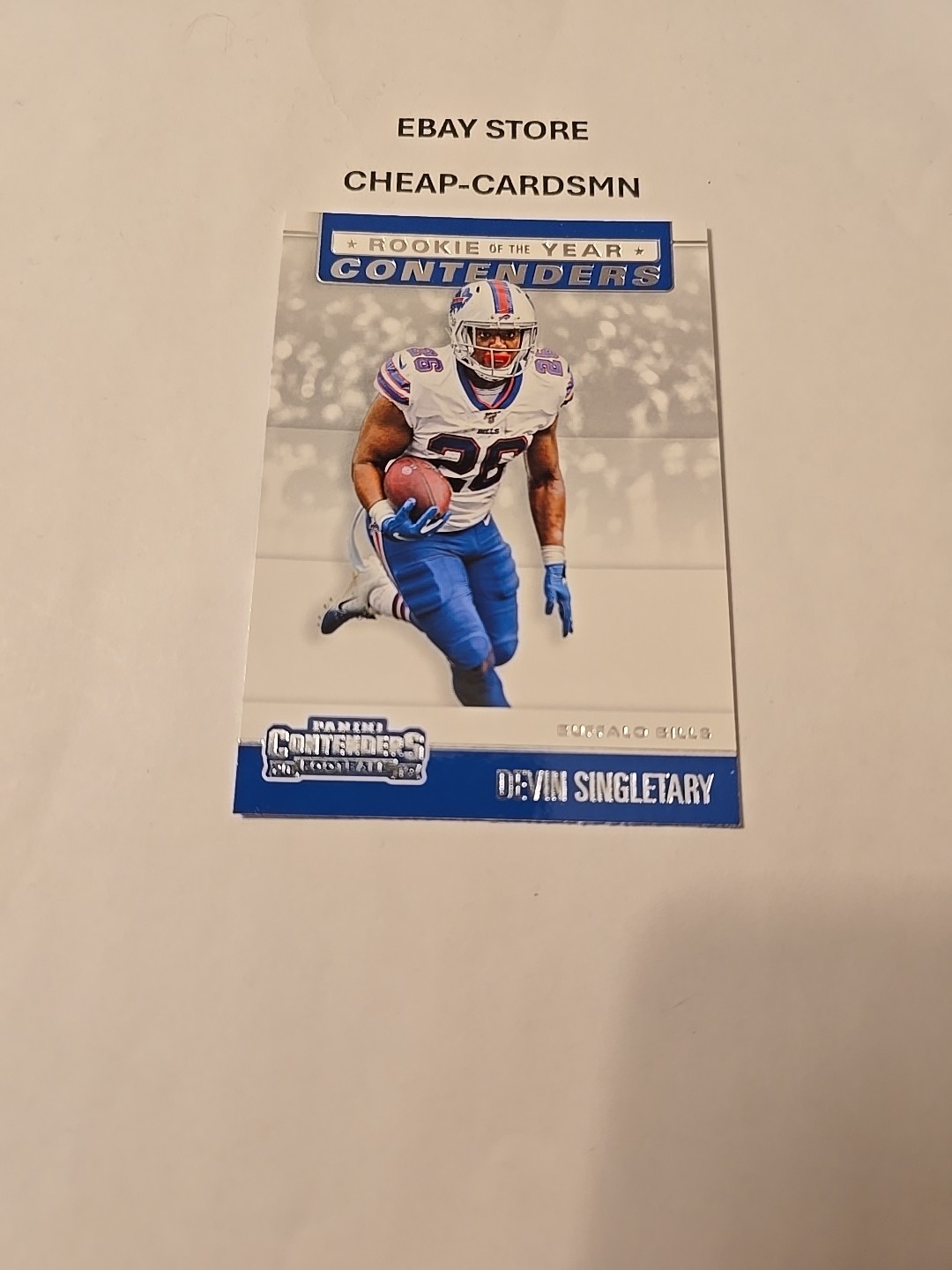 Devin Singletary Panini Contenders Rookie of the Year Contenders #DS Base