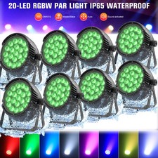 IP65 Waterproof LED Par Light 20x15W RGBW DMX Outdoor Stage Lighting DJ Bar Show
