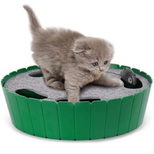Interactive Cat Toy with Running Mouse, Electronic Motion Cat Toy Automatic T