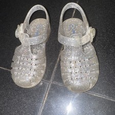 Cat Jack Sunny Toddler Girls 7 Clear Jelly Shoes
