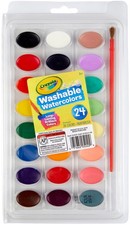 Crayola Washable Watercolors-24 colors - 53-0524