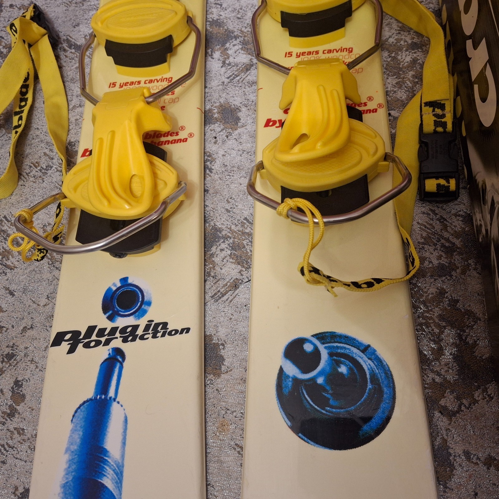 Crazy Blades Trick Snow Blades Freestyle Carving Skis Size 1.5-14.5 Full Cap