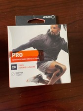 KT TAPE Original Elastic Kinesiology Therapeutic Tape 20 Pre Cut Strips Black