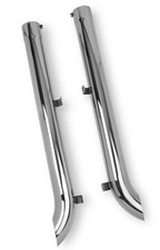 Hooker Exhaust Side Pipes Stainless Polished 4 Inlet 46 Length Chevy Corvette