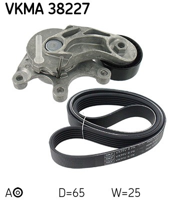 Multi-ribbed V-belt kit VKMA 38227 SKF for BMW 5 1 Sports Hatch X1 5 Touring X3 - Image 4