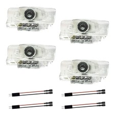4 PCS Car Door LED Projector Puddle Lights Door Welcome Lamp Accessorie Supply