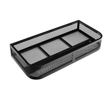 ATV Front Cargo Basket, Universal Cargo Storage Rack with Mesh Design Steel...