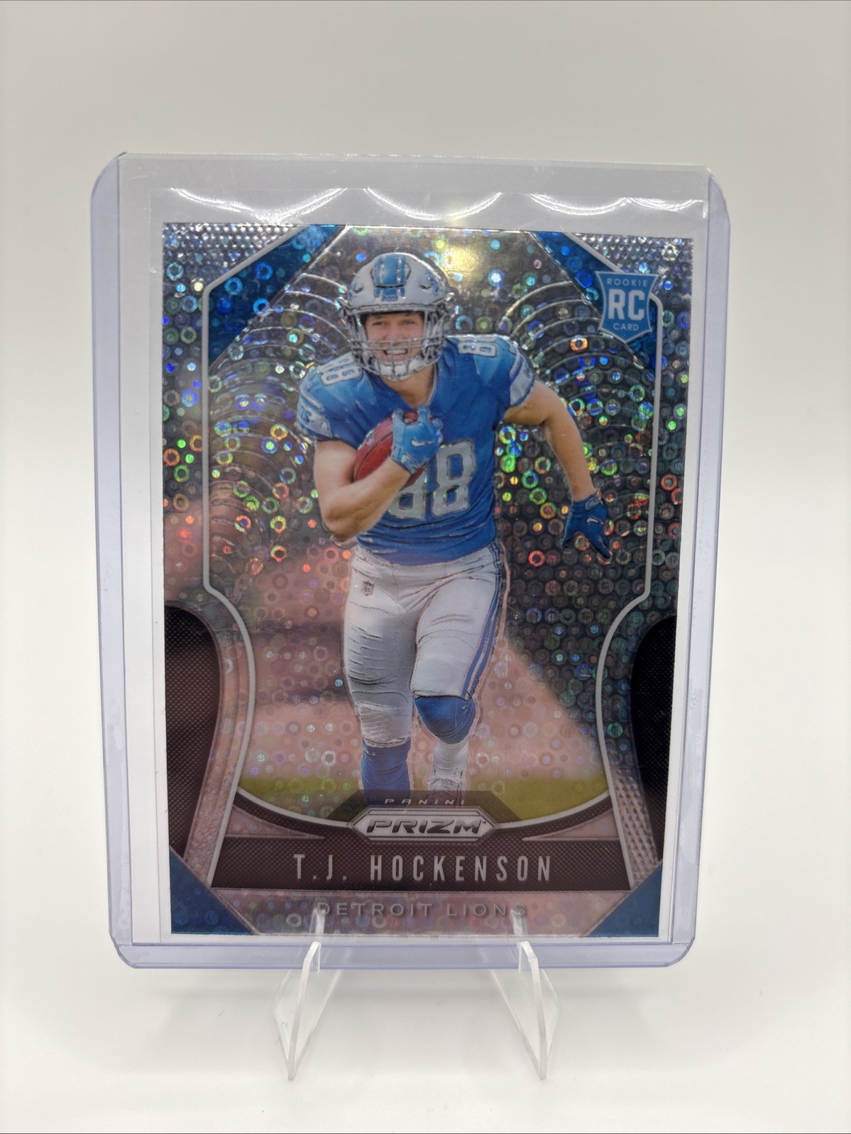 2019 Panini Prizm - Rookies T.J. Hockenson #364 Disco Prizm (RC)