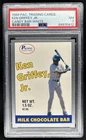 1989 Pacific Trading Card Ken Griffey Jr Candy Bar White Rookie RC PSA 7