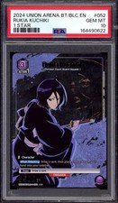 2024 Union Arena Bleach 1 Star Rukia Kuchiki 052 PSA 10 GEM MINT