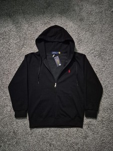 Ralph Lauren Zip Hoodie Black | eBay