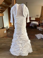 Wedding Dress Ian Stuart 12 Lilac and Sparkle with Bolero