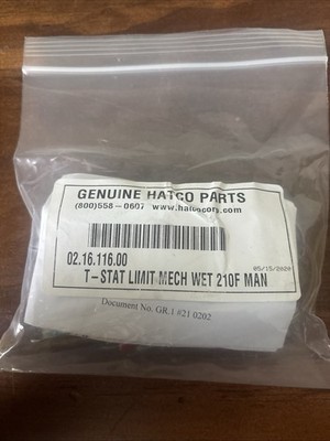 Hi Limit Control, 163K, 1/4 X 4, 20 for Hatco OME - Part# 02.16.116.00 NEW 