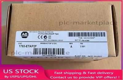 New Allen Bradley AB 1783-ETAP2F Ser A Stratix 5950 EtherNet/IP Tap 1783ETAP2F