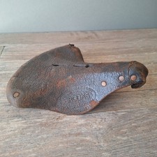 Vintage Brooks B307 Leather Bike Saddle Seat Barn Find For Restoration