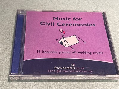 Music For Civil Ceremonies - 16 Beautiful Pieces of Wedding Music - CD Album