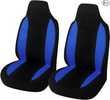 Car Front Seat Covers, Blue, Mesh, Universal Fit, Compatible with Car, Truck, Va