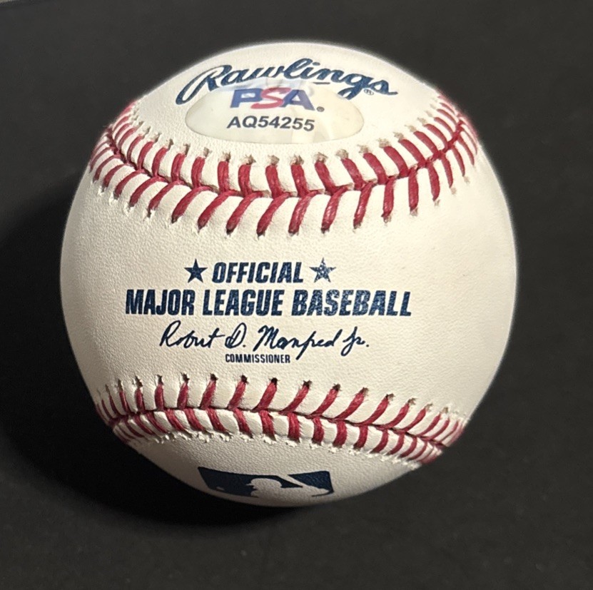 Alex Bregman Signed Autographed ROMLB Baseball Cubs Astros PSA/DNA view 2