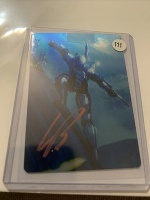 #ad #ad The Mandalorian By Livio Ramondelli Metal Card Signed With COA 3 X 5 $9.95