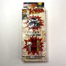 Vintage 1994 X-Men Zak Designs Child's Flatware Silverware New In Package