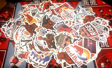 Confezione Adesivi 100 Pezzi Casuale Impermeabile Vinile Decalcomania Marchi Red Bull RedBull
